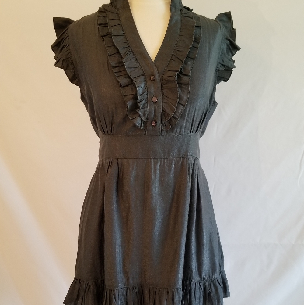 New Clothing Company Ruffle Tunic Blouse